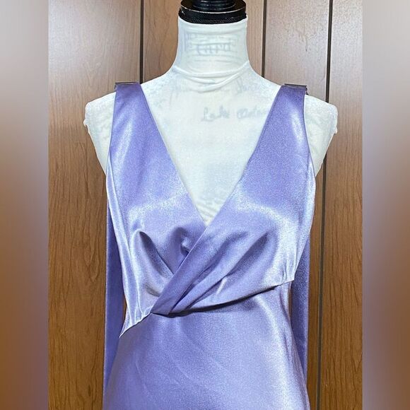 Jason Wu Collection Sleeveless Satin Midi-Dress size 6 - Picture 5 of 13